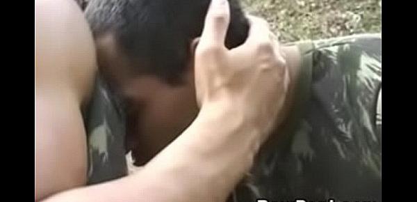  Two Hot Military Gays Jorge and Jose Fucking Each Other in the Jungle